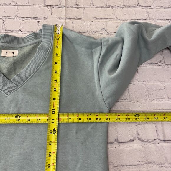 Pact Women Organic Cotton Pullover Sweatshirt Size Medium V-Neck D045 -15 - Picture 3 of 16